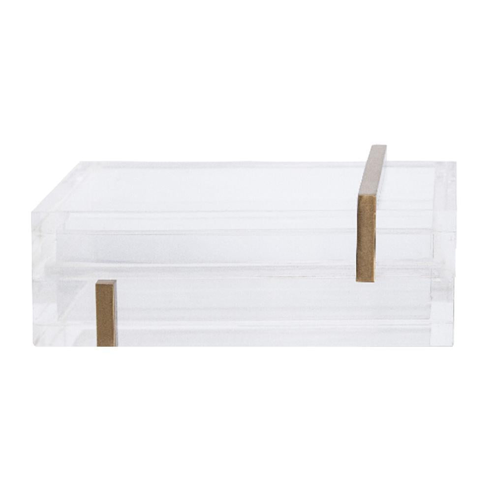Acrylic & Metal Decorative Box - Large FB-SZ2048A