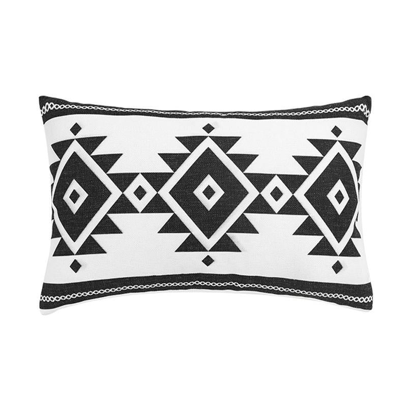 Black & White Aztec Pattern Cushion MND060