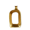 Gold Ceramic Block Diagram Vase - Small FA-D1917C