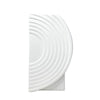 White Semicircular Ceramic Vase X683-W