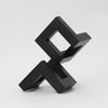 Black Iron Abstract Sculpture - A ديكور المنزل