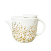 DNB - White & Gold Ceramic Pitcher/Vase CY4020