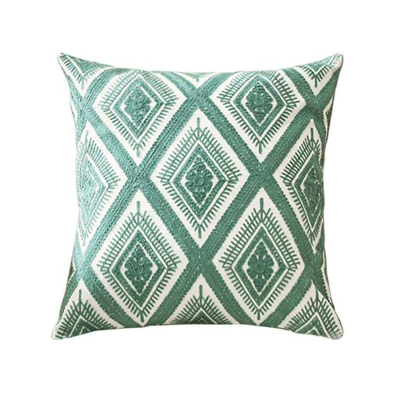 Embroidered Trellis Pattern Cushion MND107
