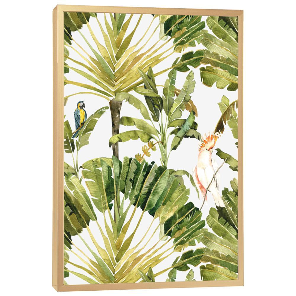 Tropical Art with Birds - Light - On Sale