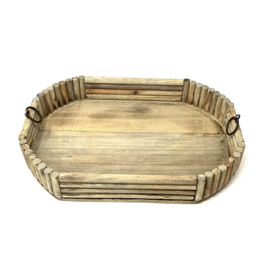 Wooden Tray with Handles -Large CF19290A