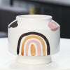Rainbow Ceramic Vase - A مزهرية