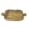 Wooden Long Shallow Bowl with Handles CF19366