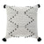 Black & White Tufted Woven Cushion with TasselsRB026 وسادة