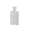 White Ceramic Vase with Relief Detail - Small 607727