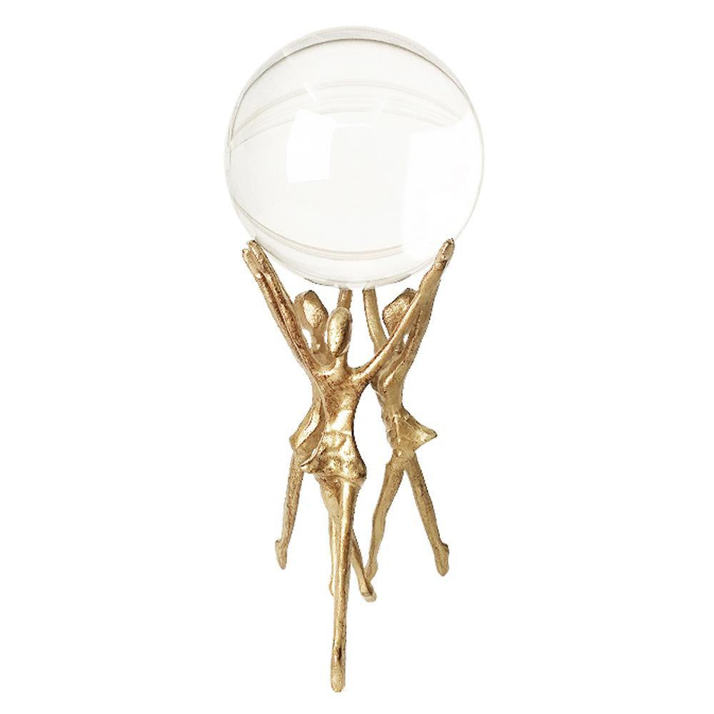 Iron Dancers with Crystal Globe FB-W1903