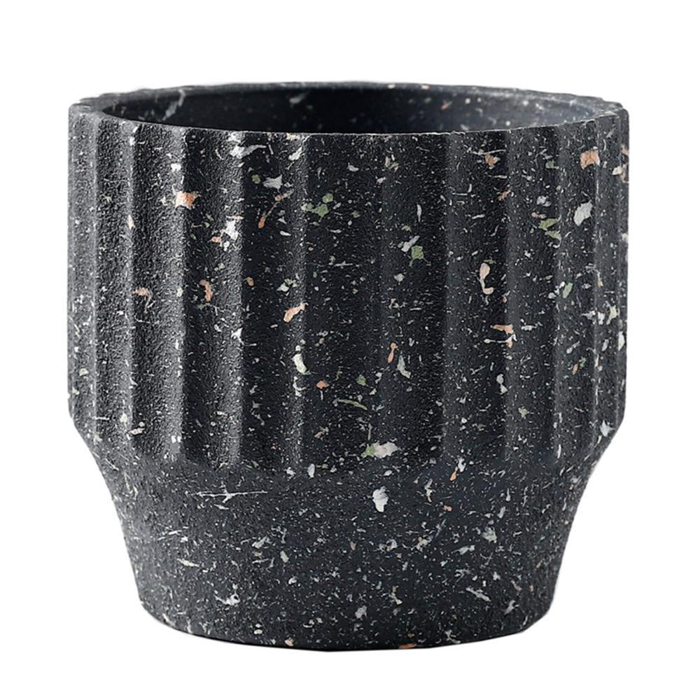 Grey Splatter Concrete Planter - Large ZD-035L
