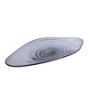 Grey Glass Rippled Bowl FB-ZS2057A