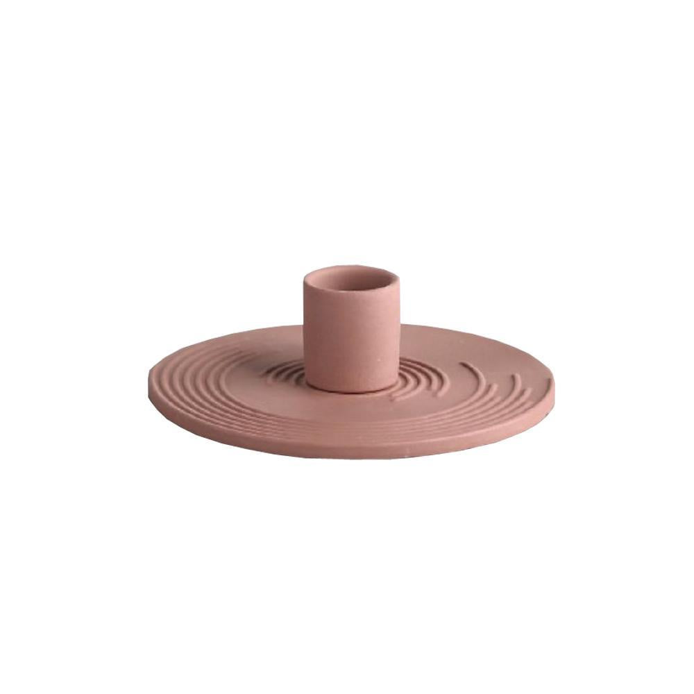 Coral Round Ceramic Candleholder YBH2012
