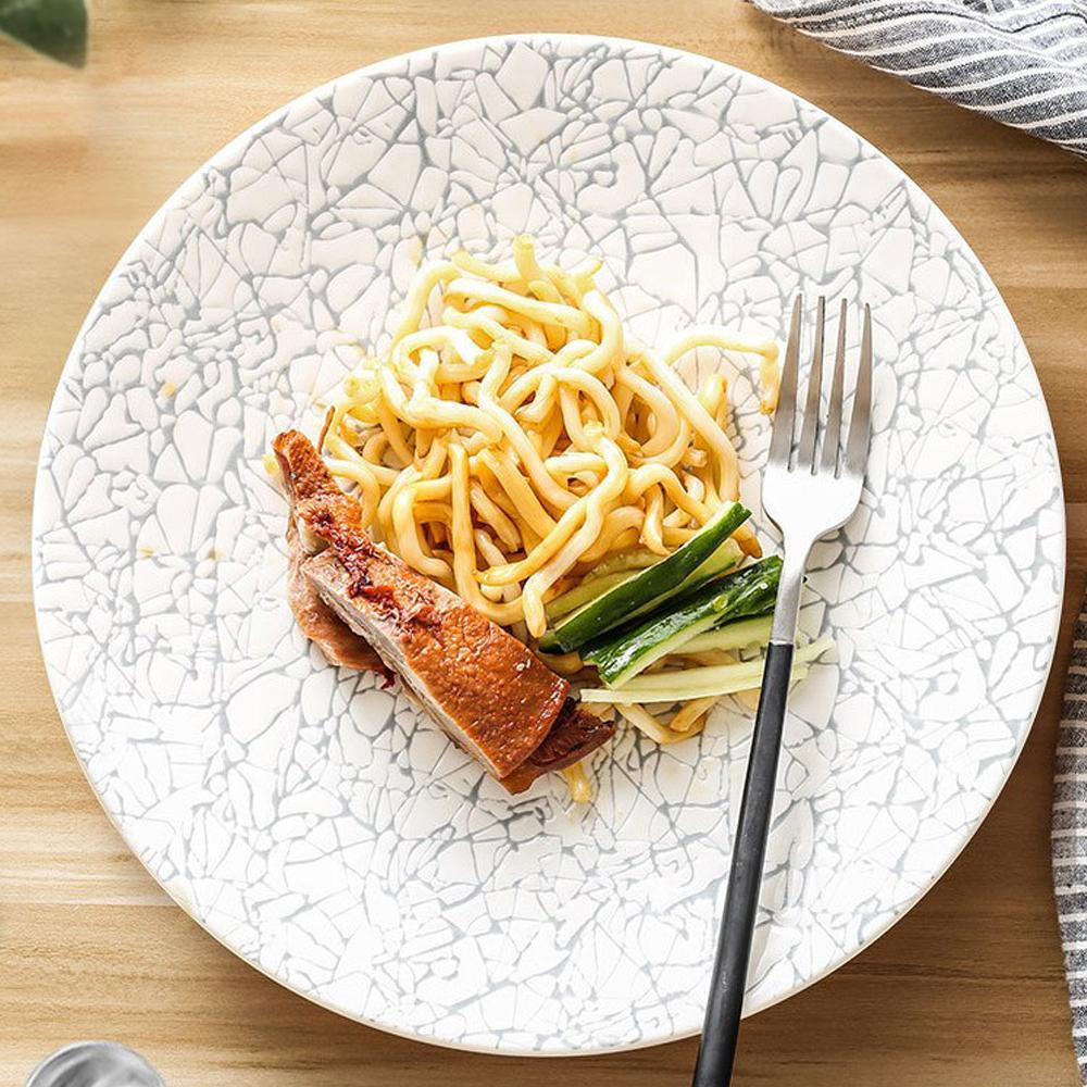 Crest Dinner Plate - White المطبخ وتناول الطعام