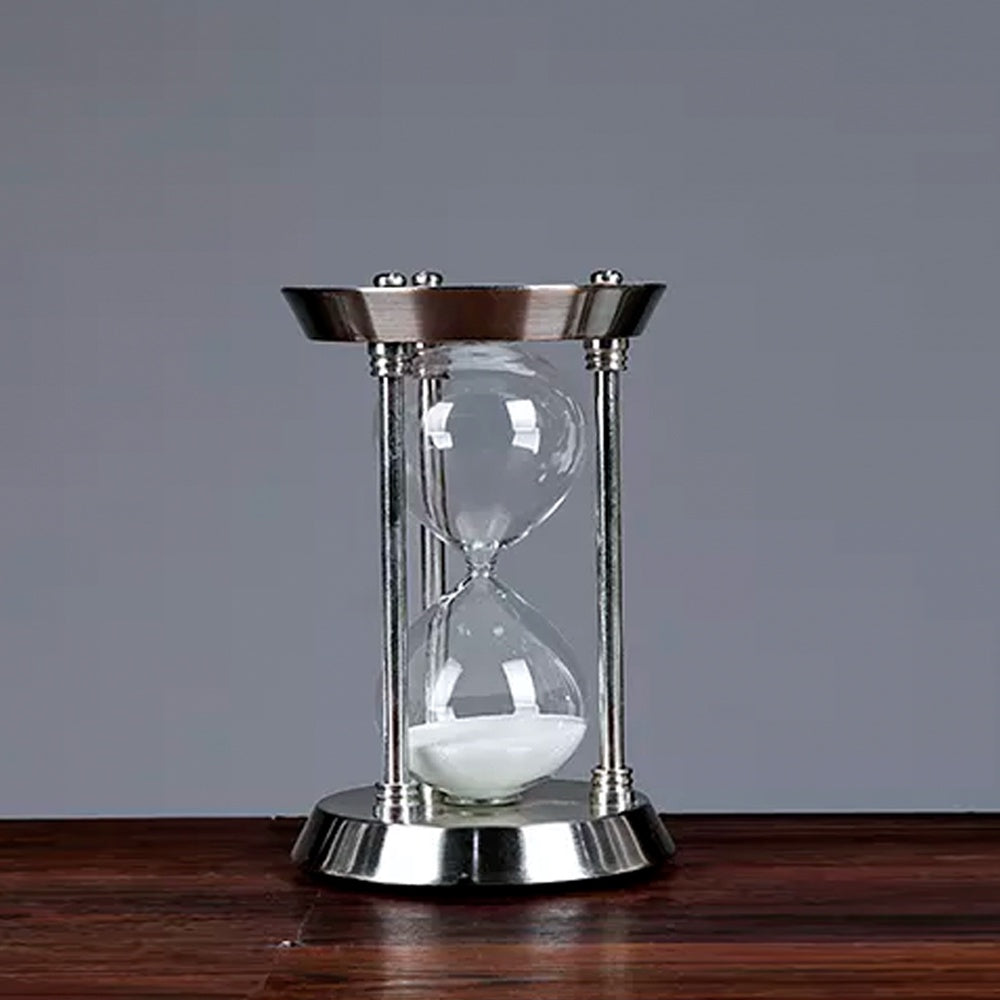 Metal & Glass Hourglass - Medium w8000-504