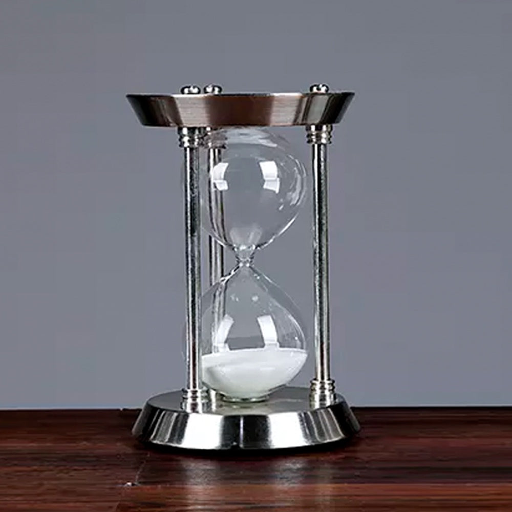 Metal & Glass Hourglass - Large w8000-505