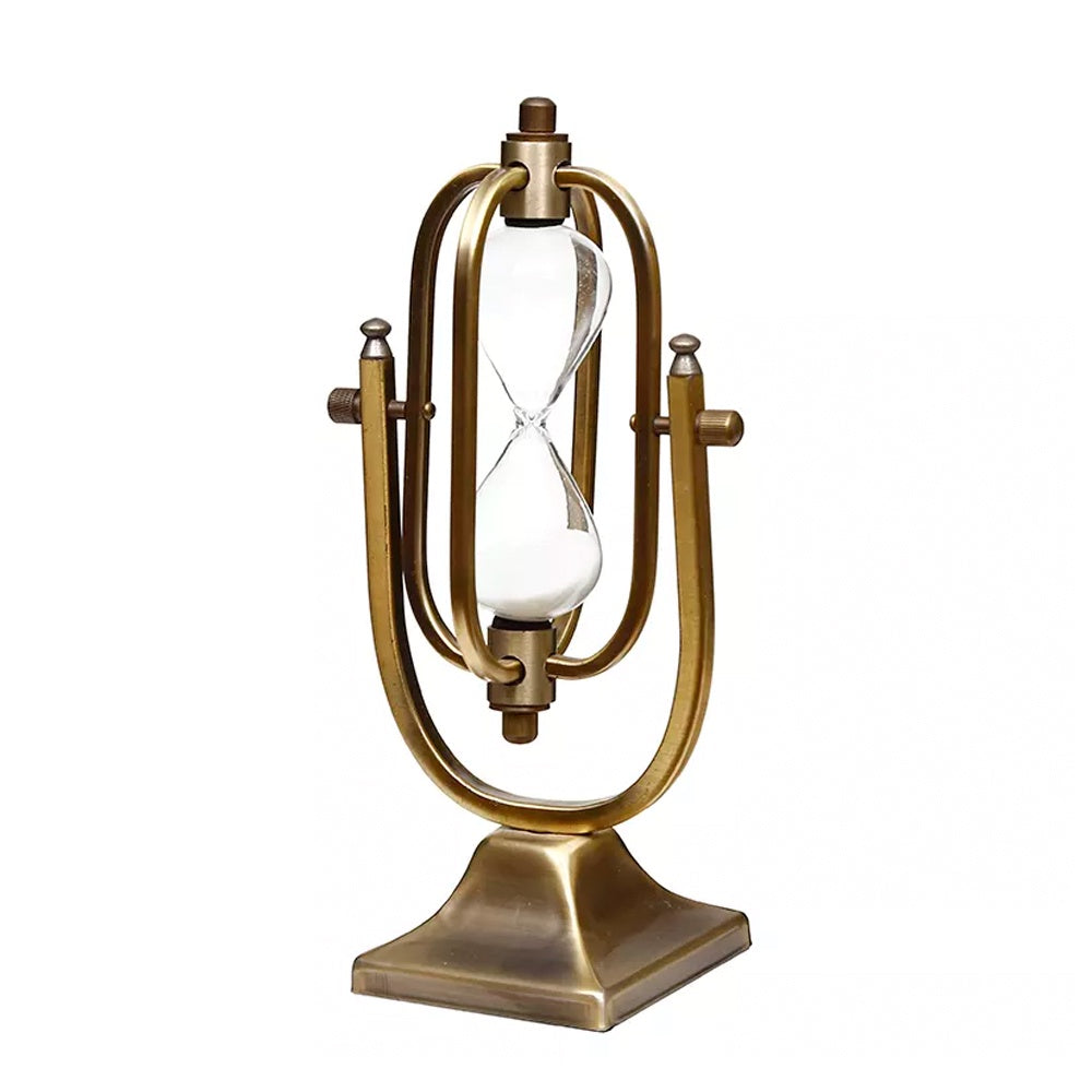 Metal & Glass Hourglass w8000-579